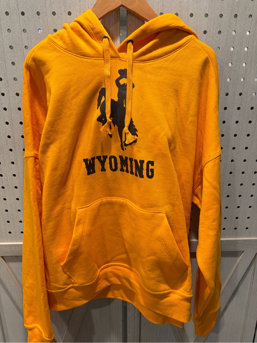 Champion Wyoming Crewneck Hoodie - Gold